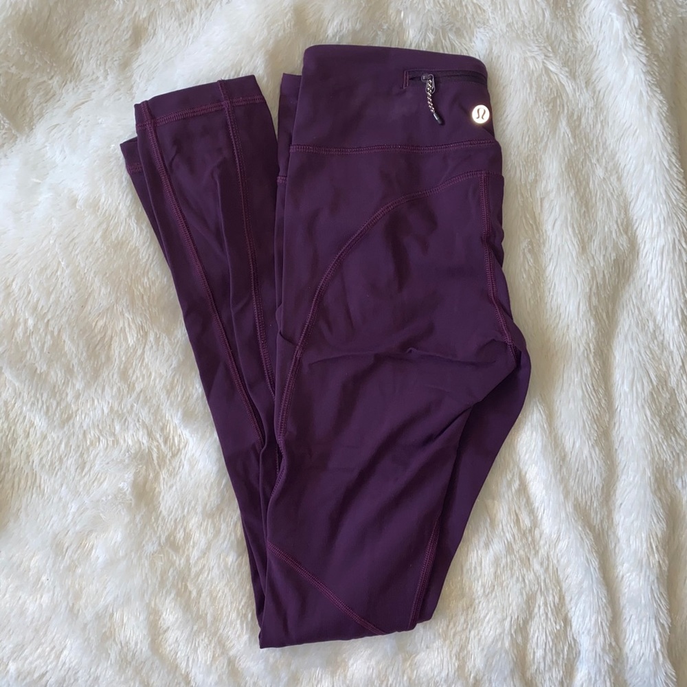 purple Lululemon Full Length Leggings